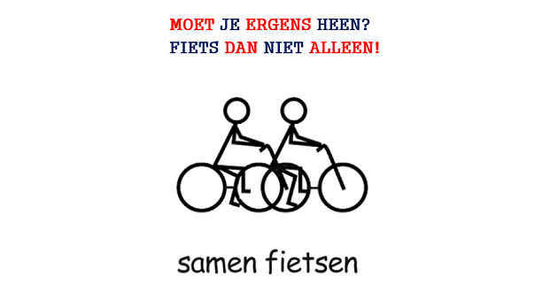 Naar de training fietsen? Fiets dan niet alleen AFAS-LEOS